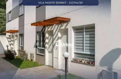 Casa com 2 dormitórios à venda, 51 m² por r$ 250.000,00 - vila monte serrat - cotia/sp