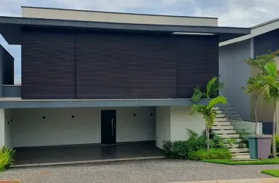 Casa de alto padrão semi mobiliada a venda no condominio vila dos platanos