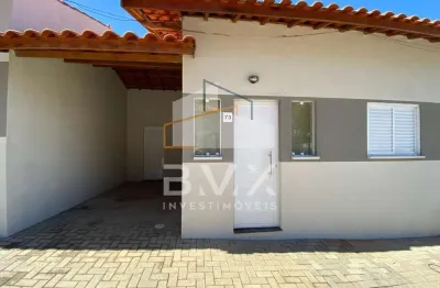 Venda de casa em condomínio no bairro caguassu, sorocaba-sp no condom. aquarela villagio, 2 quartos, 1 sala, 1 vaga de garagem, 56,94 m².programa mcmv