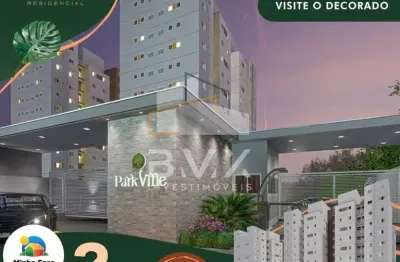 Venda apartamento sorocaba, residencial park ville, apartamento de 47 m², 2 dorm.(sendo 1 suíte), varanda, lazer total, piscina, 1 vaga, programa mcmv