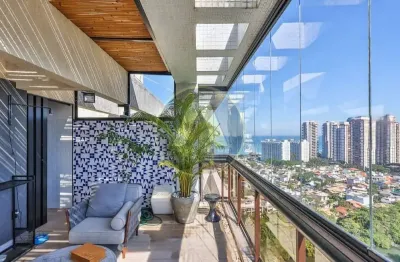 Cobertura duplex à venda, condomínio abm, barra da tijuca, rio de janeiro, rj