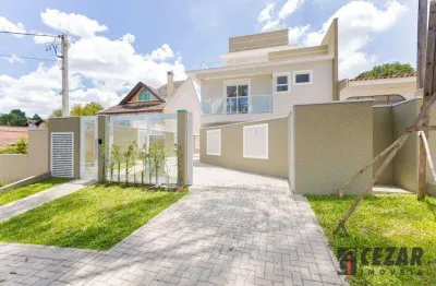 Última unidade disponível! sobrado com 4 dorm e amplo terraço à venda, 275 m² por r$ 1.500.000 - bacacheri - curitiba/pr