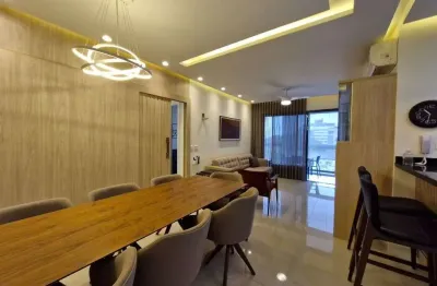Apartamento mobiliado com 2 dormitórios para alugar, 114 m² por r$ 6.900/mês - alto da glória - curitiba/pr