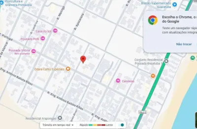 Terreno à venda há 4 quadras da praia, 360 m² por r$ 390.000 - brejatuba - guaratuba/pr