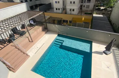 Apartamento semi mobiliado no bigorrilho em condominio clube