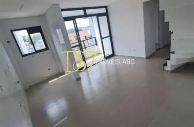 Cobertura nova a venda com condominio baixo com elevador – 118m² - 2 quartos sendo 1 suite – 2 vagas.