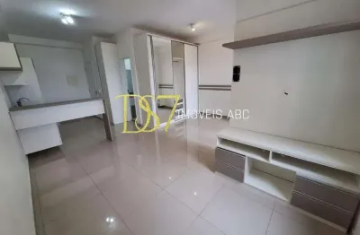 Apartamento 1 quarto mobiliado no Centro de São Bernardo do Campo • Varanda Gourmet e lazer completo