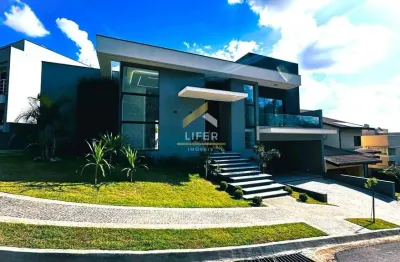 Casa em condomínio fechado com 4 quartos à venda na alameda carlos de carvalho vieira braga, 999, colina dos pinheiros, valinhos, 270 m2 por r$ 2.490.000