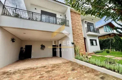 Casa em condomínio fechado com 3 quartos à venda na avenida carlos diaulas serpa, 001, loteamento parque dos alecrins, campinas, 330 m2 por r$ 3.070.000