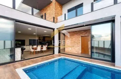 Casa em condomínio fechado com 4 quartos à venda na rua vinícius de moraes, 920, parque brasil 500, paulínia, 280 m2 por r$ 2.100.000