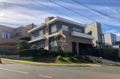 Casa em condomínio fechado com 3 quartos à venda na avenida carlos diaulas serpa, 001, loteamento parque dos alecrins, campinas, 325 m2 por r$ 2.820.000