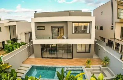 Casa em condomínio fechado com 4 quartos à venda na estrada joão ceccon, 1651, altos da bela vista, indaiatuba, 311 m2 por r$ 3.600.000