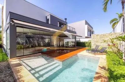 Casa em condomínio fechado com 3 quartos à venda na rua josé peressinoto, 68, alphaville dom pedro 2, campinas, 312 m2 por r$ 4.200.000