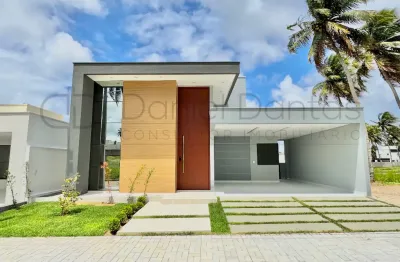 Casa nova no cajupiranga condomínio clube, com 150m² e espaço gourmet. oportunidade