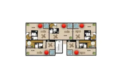 Cobertura duplex com jacuzzi privativa, com 2 quartos e vaga privativa coberta
