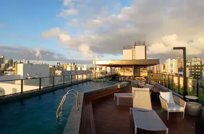 Flat pé na areia do bessa! todo mobiliado, pronto para alugueis por temporada.