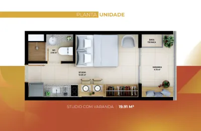 Apartamento com 1 quarto à venda na Avenida Octávio Mangabeira, 1, Pituba, Salvador