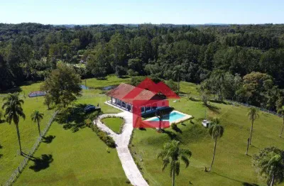 Sítio com 3 dormitórios à venda, 84700 m² por r$ 3.800.000,00 - embu-guaçu - embu-guaçu/sp