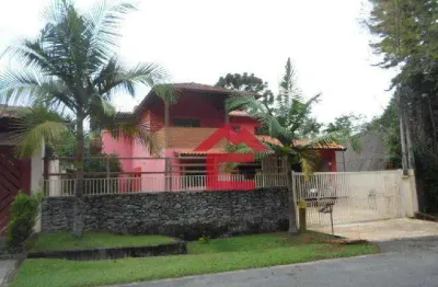 Casa com 3 dormitórios à venda, 360 m² por r$ 900.000,00 - chácara represinha - cotia/sp