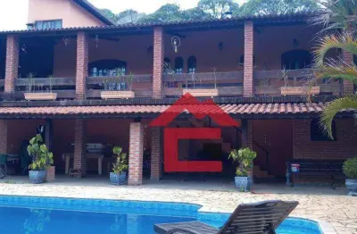 Chácara com 4 dormitórios à venda, 1300 m² por r$ 620.000,00 - recreio - ibiúna/sp