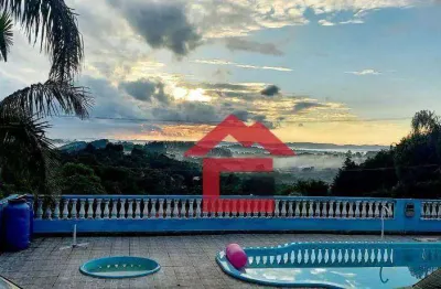 Chácara com 4 dormitórios à venda, 2500 m² por r$ 490.000,00 - centro (canguera) - são roque/sp