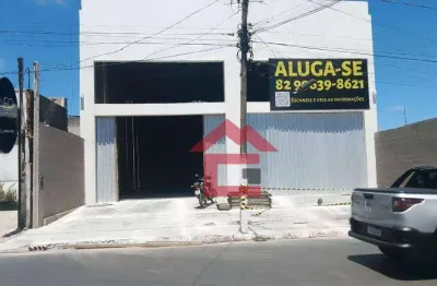Galpão para alugar, 480m² de área total por r$ 22.000/mês* - centro - arapiraca/al