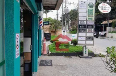 Salão para alugar, 24 m² por r$ 2.950,00/mês - granja viana - cotia/sp