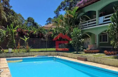 Chácara com 3 dormitórios à venda, 4000 m² por r$ 970.000,00 - estância kennedy - santa isabel/sp