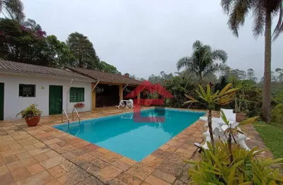 Chácara com 3 dormitórios à venda, 5013 m² por r$ 2.400.000,00 - potuverá - itapecerica da serra/sp