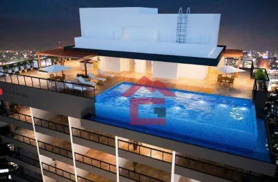 Apartamento com 1 dormitório à venda, 49 m² por r$ 1.450.000 - enseada - guarujá/sp