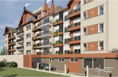Apartamento 01 suítes com vaga e rooftop no centro de nova petrópolis