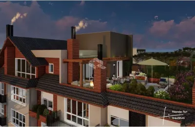 Apartamento 02 suítes com vaga e rooftop no centro de nova petrópolis