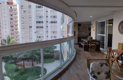 Apartamento alto padrão, 204 m², 4 dormitórios, varanda gourmet, embaré.  ‌