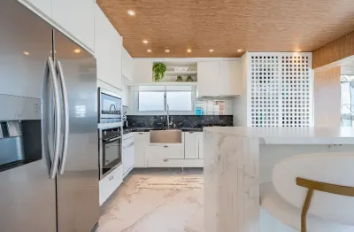Apartamento 3 suítes, 136 m², varanda gourmet, vista mar, no boqueirão.