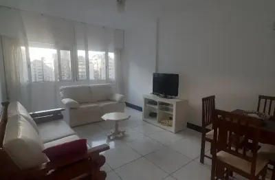 Apartamento a venda, 1 dormitório, 70 m²,na quadra da praia, bairro aparecida, santos, sp.