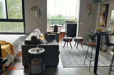 Studio mobiliado com 47 m² em cerqueira cesar para locação