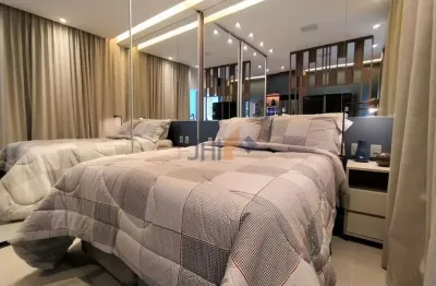 Apartamento/studio para locação em pinheiros com 34m² 1 vaga, mobiliado