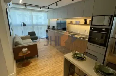 Apartamento finamente mobiliado com 40 m² para alugar em pinheiros.