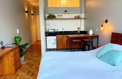 Studio  para locação  no copan , mobiliado   - o ícone de são paulo