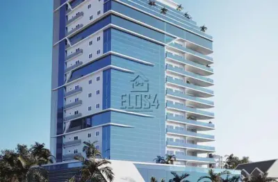 Apartamento em obras - construção em itapema, estreito - lazer completo - vista do mar