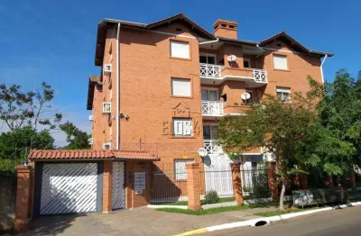 Imóvel semi mobiliado em são leopoldo: apartamento com vaga coberta e salão de festas