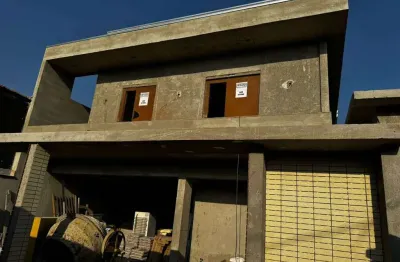 Casa em condomínio fechado com 2 quartos à venda na Vila Antártica, Praia Grande 