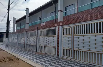 Sobrado de condomínio com 2 dorms, glória, praia grande - r$ 320 mil, cod: 137845