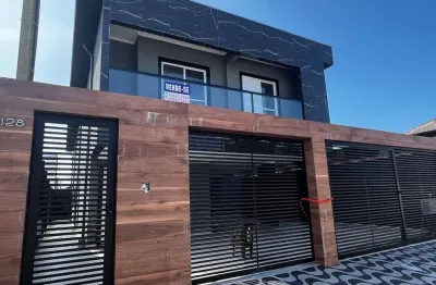 Sobrado de condomínio com 2 quartos, antártica, praia grande - r$ 319 mil, cod: 138662