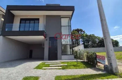 Casa moderna em são josé dos pinhais, sobrado a venda no condomínio paysage atmosphere, sobrado alto padrão a venda em são josé dos pinhais