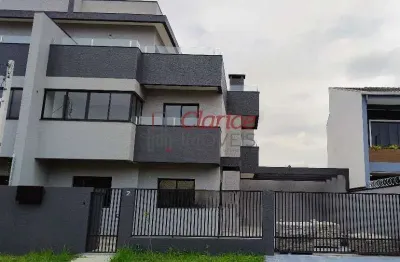 Impecável  tríplex de alto padrão no monte líbano - venda em são josé dos pinhais - 3 quartos, 1 suíte, 2 salas, 4 vagas de garagem, 143m²