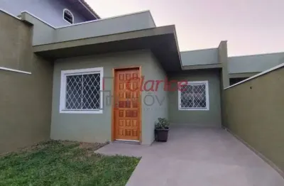Casa térrea à venda em são josé dos pinhais-pr, bairro santo antonio: 3 quartos, 2 salas, 2 vagas de garagem, 67m² de área.