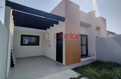Imperdível! casa à venda 3 quartos, 2 salas, 2 banheiros e 2 vagas no ouro fino, são josé dos pinhais - 81.37m². aproveite!