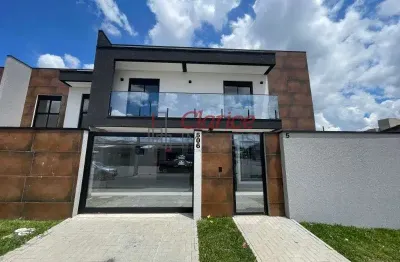 Sobrado de 3 quartos com 135m² no bairro cruzeiro em são josé dos pinhais - imóvel à venda!