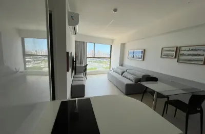 Apartamento tipo flat, 40 m² com 1 quarto situado no cais josé estelita em recife